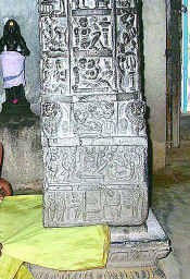 Hanging Pillar in Kottai Kovil-Dharmapuri